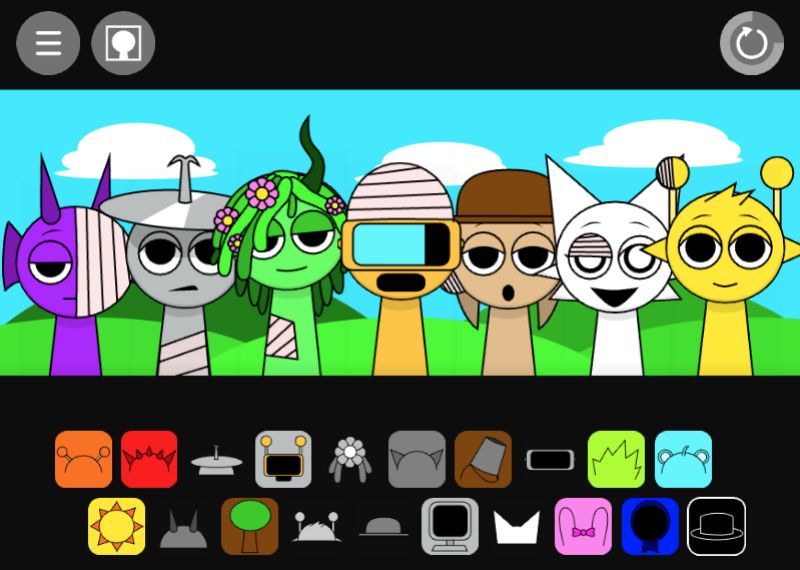 Sprunki But interface