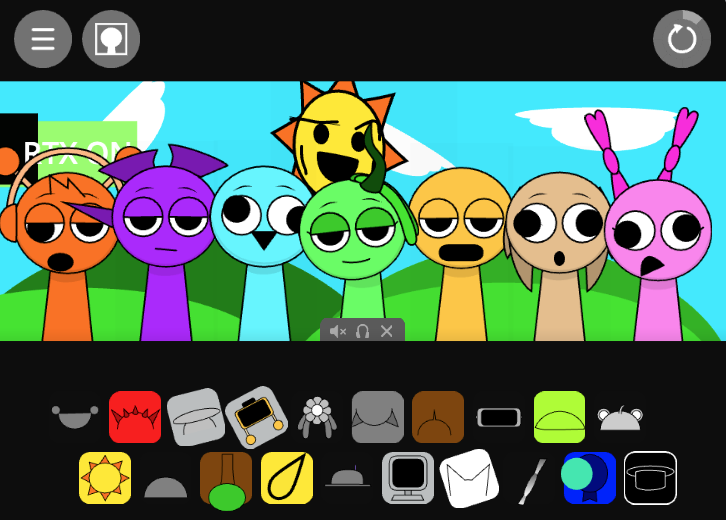 Sprunki But interface