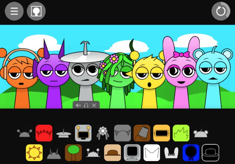 Sprunki But interface