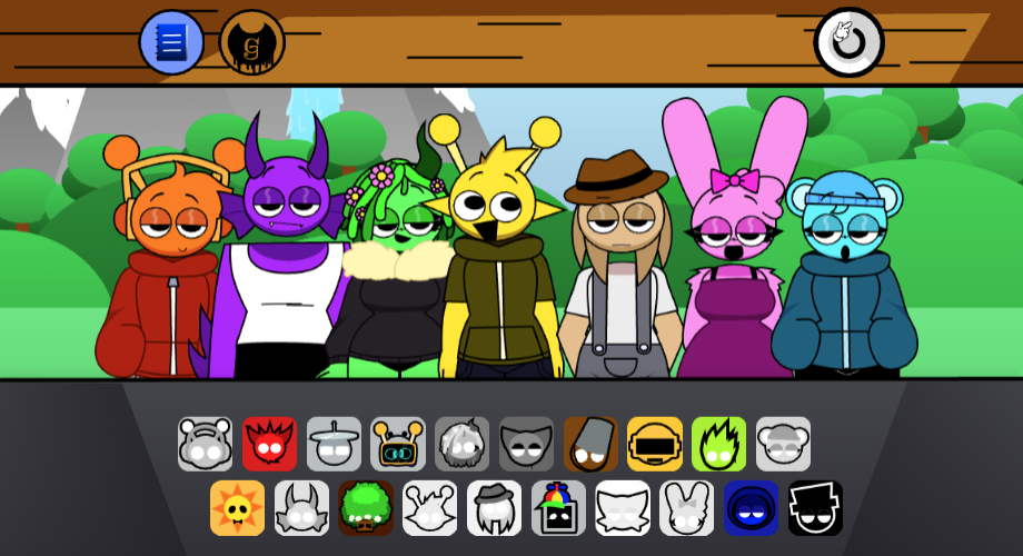 Sprunki But interface