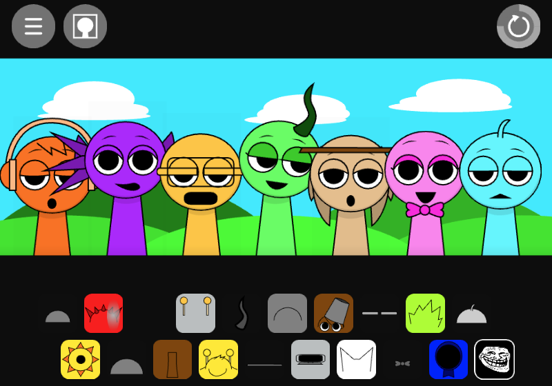 Sprunki But interface