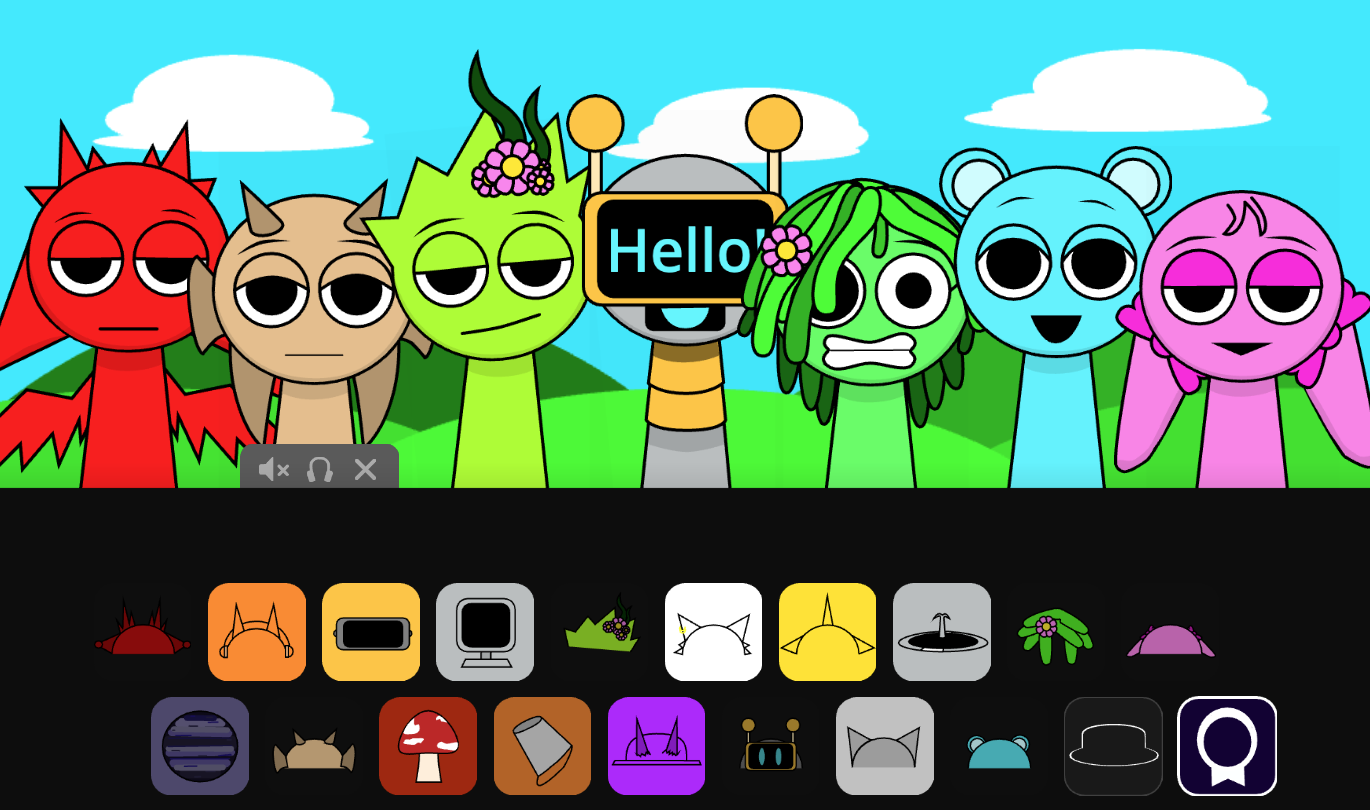 Sprunki But interface